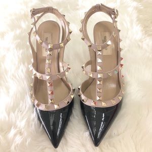 Valentino Rockstud T-Strap Pump
